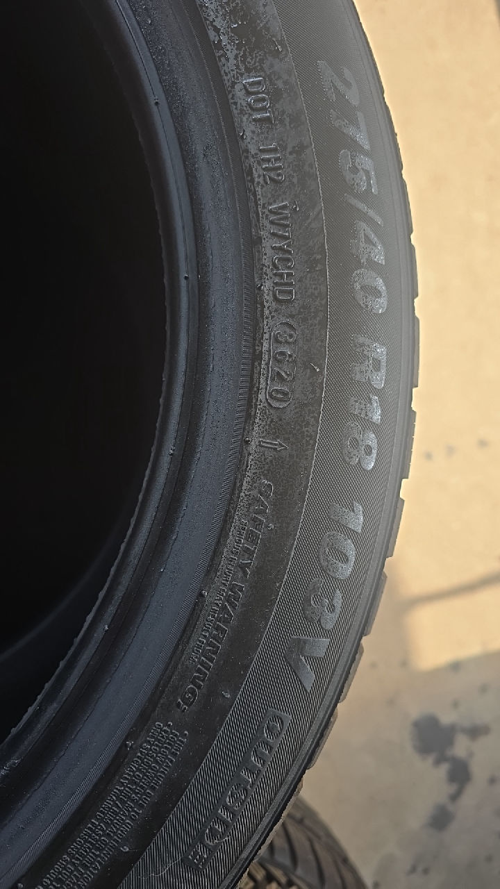 245/45R18 · 275/40R18 금호 윈터 중고타이어 4개